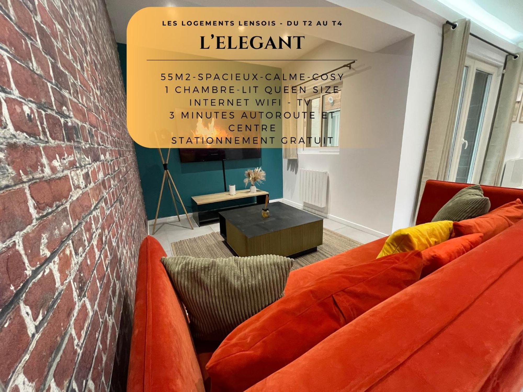 L'Elegant T2 - Calme Et Spacieux Lens Ngoại thất bức ảnh